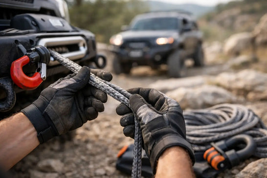 Winch Rope Inspection Before a Hard Recovery