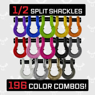 1/2 INCH SxS, UTV & ATV Split Shackles