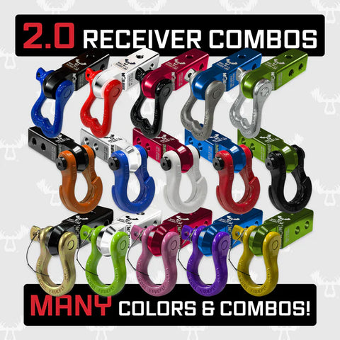 2.0 Hitch Receiver Shackle Mount Combos