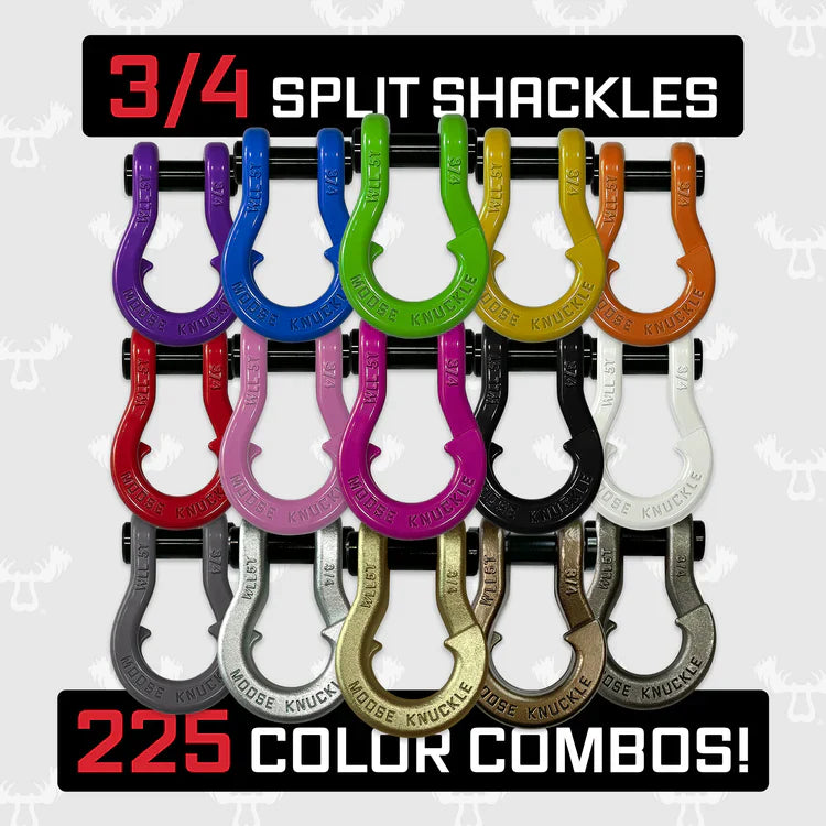 3/4 INCH Jeep, Patrol, Ranger, Ram/Chevy 1500 Split Shackles – Maverick ...
