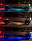 NEW Vibrant Series | Upgraded RGB LED Rock Lights Kit Multicolor Neon Underglow Lights with Bluetooth APP & Remote Control 8PCS/SET