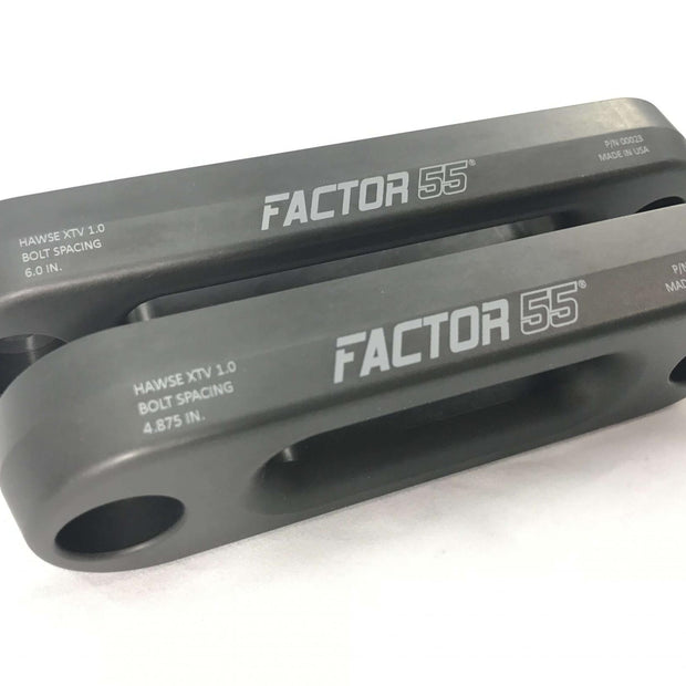 XTV Hawse Fairlead 6 Inch Powersports UTV/ATV Gun Metal Gray Factor 55