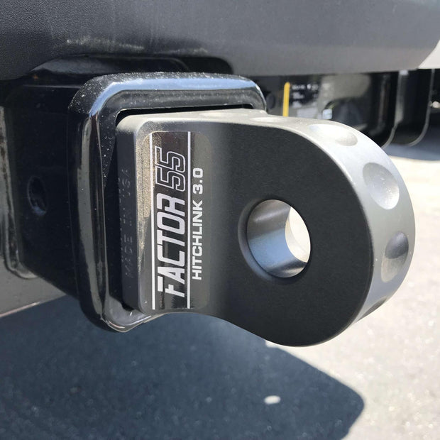 HitchLink 3.0 Reciever Shackle Mount 3 Inch Receivers Anodized Gray Factor 55