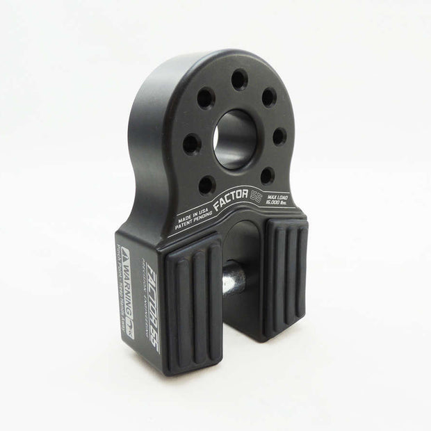 FlatLink Winch Shackle Mount Assembly Black Factor 55