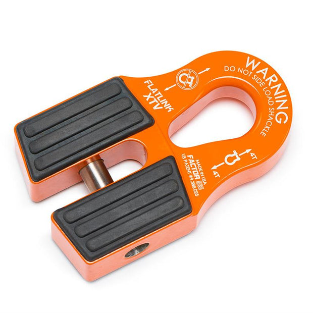 FlatLink XTV Winch Shackle Mount Orange Factor 55
