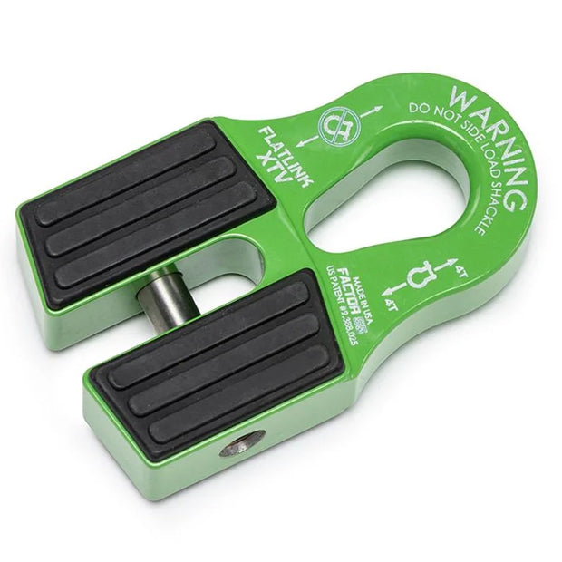 FlatLink XTV Winch Shackle Mount Green Factor 55