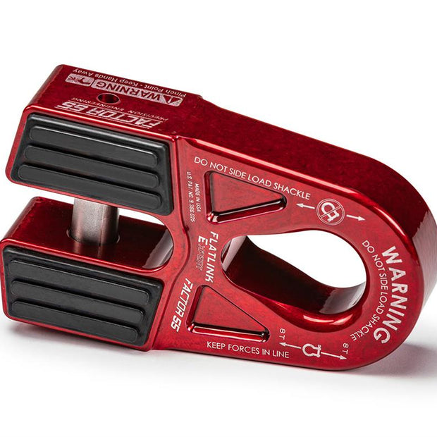 FlatLink Expert Closed Winch Shackle Mount Red Factor 55