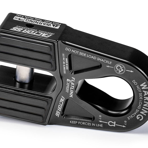 FlatLink Expert Closed Winch Shackle Mount Black Factor 55