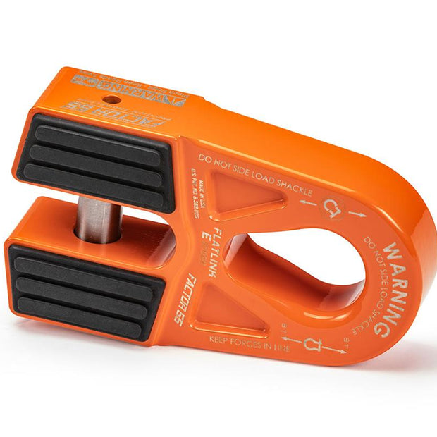 FlatLink Expert Closed Winch Shackle Mount Orange Factor 55