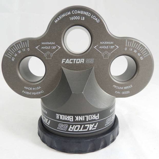 ProLink Bridle Shackle Mount Assembly Anodized Gray Factor 55