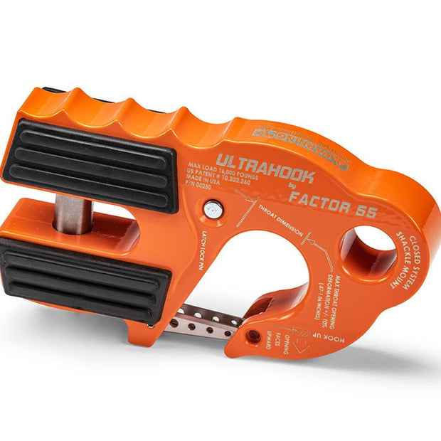 UltraHook Closed System Winch Shackle Mount Orange Factor 55