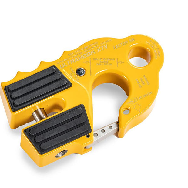 UltraHook XTV Closed System Winch Shackle Mount Yellow Factor 55