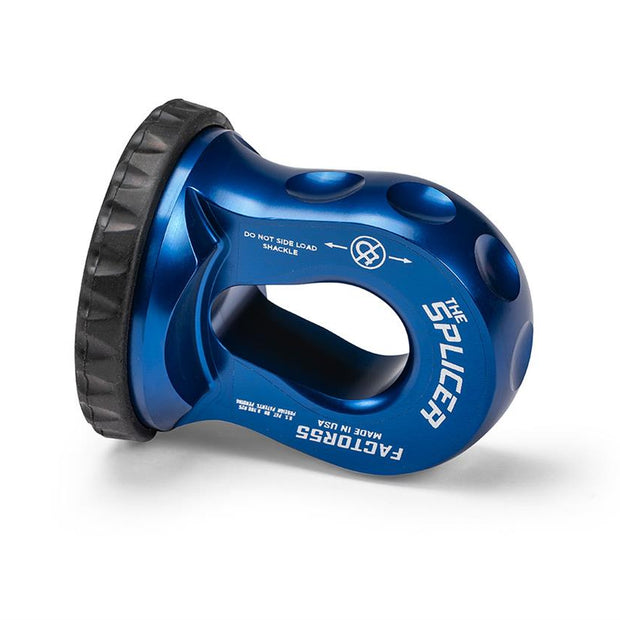 Splicer Splice On Synthetic Rope Thimble Shackle Blue Factor 55
