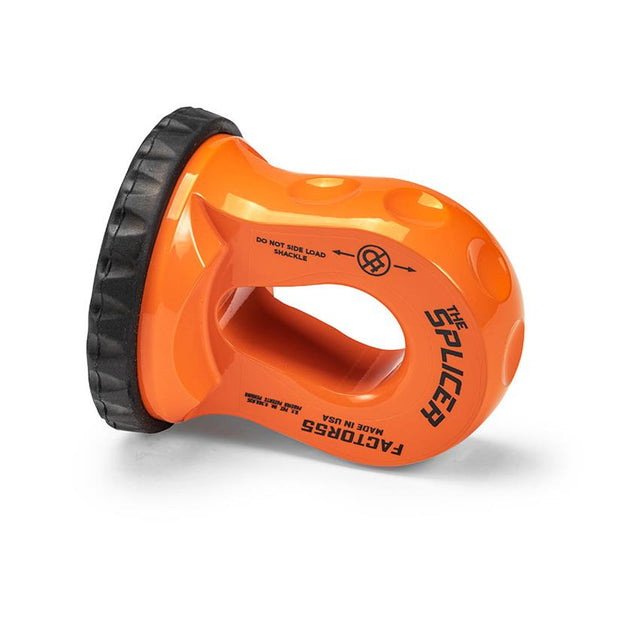 Splicer Splice On Synthetic Rope Thimble Shackle Orange Factor 55