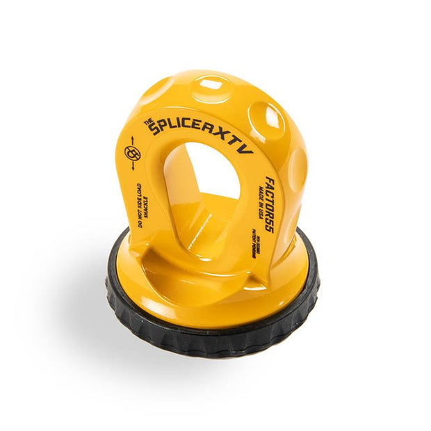 Splicer XTV Splice On Synthetic Rope Thimble Shackle Yellow Factor 55