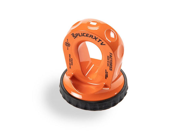 Splicer XTV Splice On Synthetic Rope Thimble Shackle Orange Factor 55