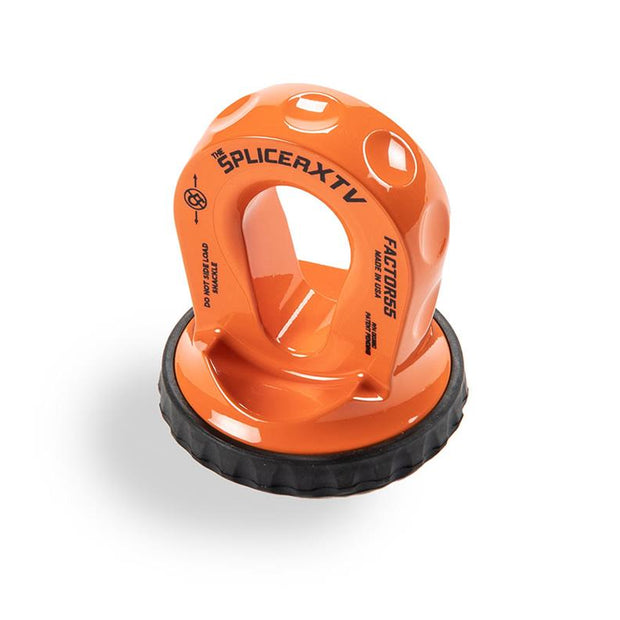 Splicer XTV Splice On Synthetic Rope Thimble Shackle Orange Factor 55