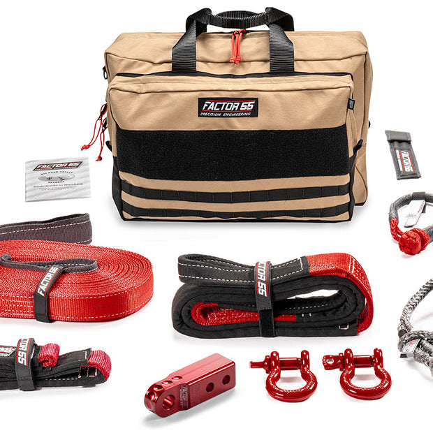 Vehicle Recovery Kit Sawtooth Red -Large Factor 55