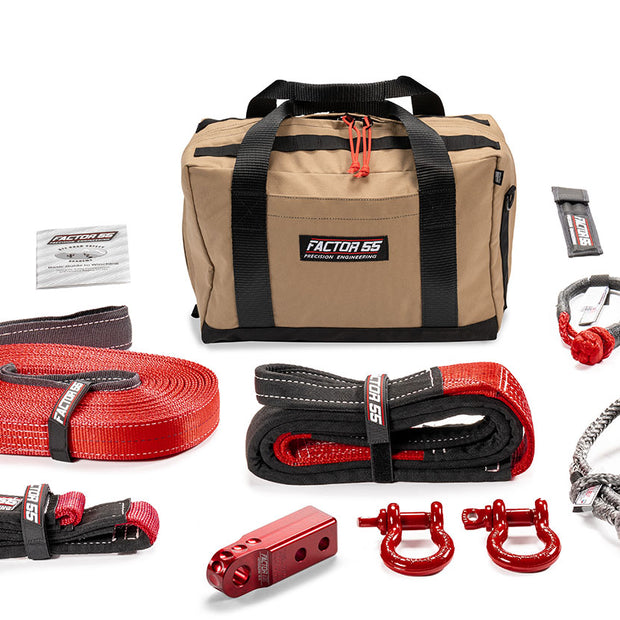 Vehicle Recovery Kit Sawtooth Red -Medium Factor 55