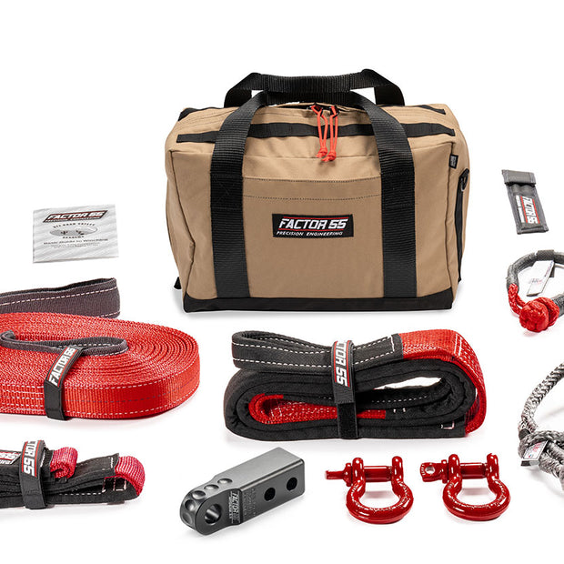 Vehicle Recovery Kit Sawtooth Black -Medium Factor 55