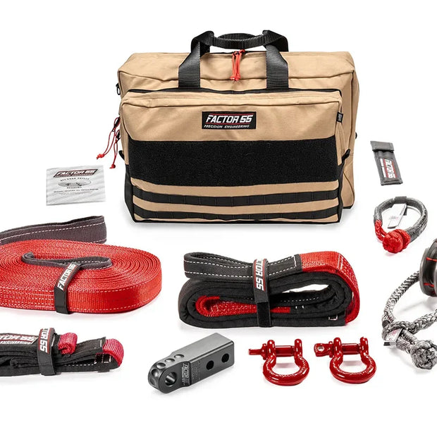 Vehicle Recovery Kit Sawtooth Black -Large Factor 55