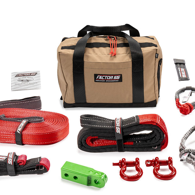 Vehicle Recovery Kit Sawtooth Green -Medium Factor 55