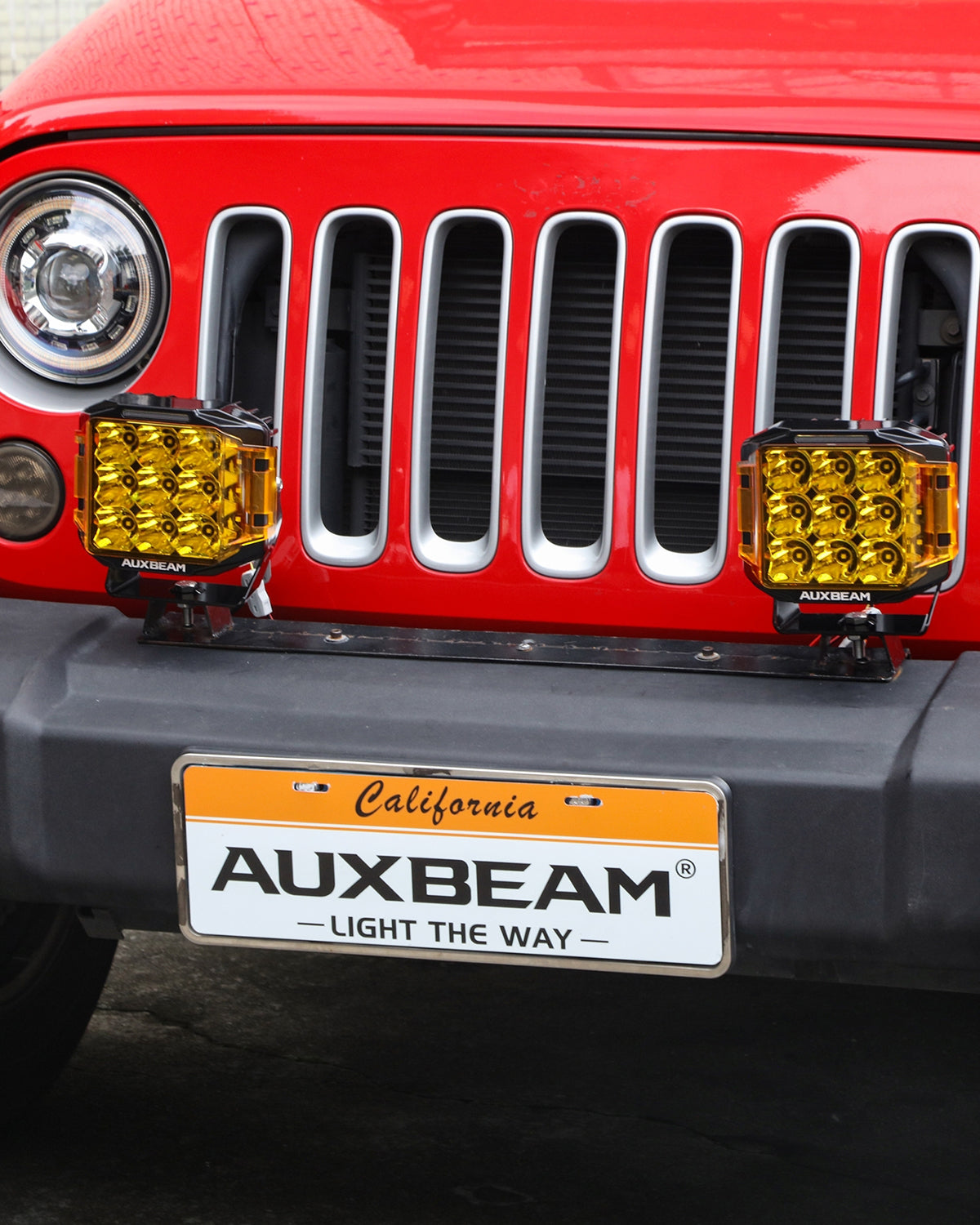 V-MAX Series | 7 Inch 228W 26100LM Combo Beam Side Shooter LED Square Pod Lights with Amber DRL&Backlight