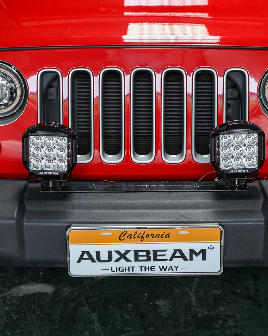 V-MAX Series | 7 Inch 228W 26100LM Combo Beam Side Shooter LED Round Driving Lights with Amber DRL&Backlight