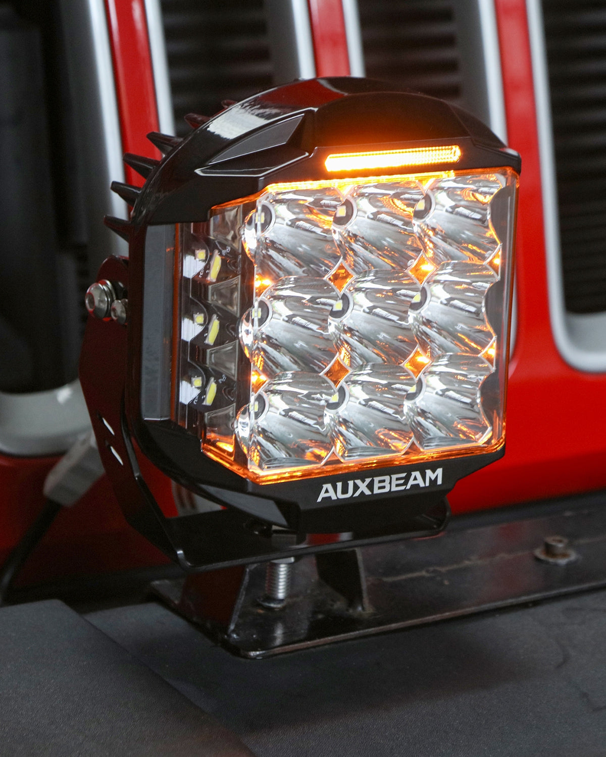 V-MAX Series | 7 Inch 228W 26100LM Combo Beam Side Shooter LED Round Driving Lights with Amber DRL&Backlight