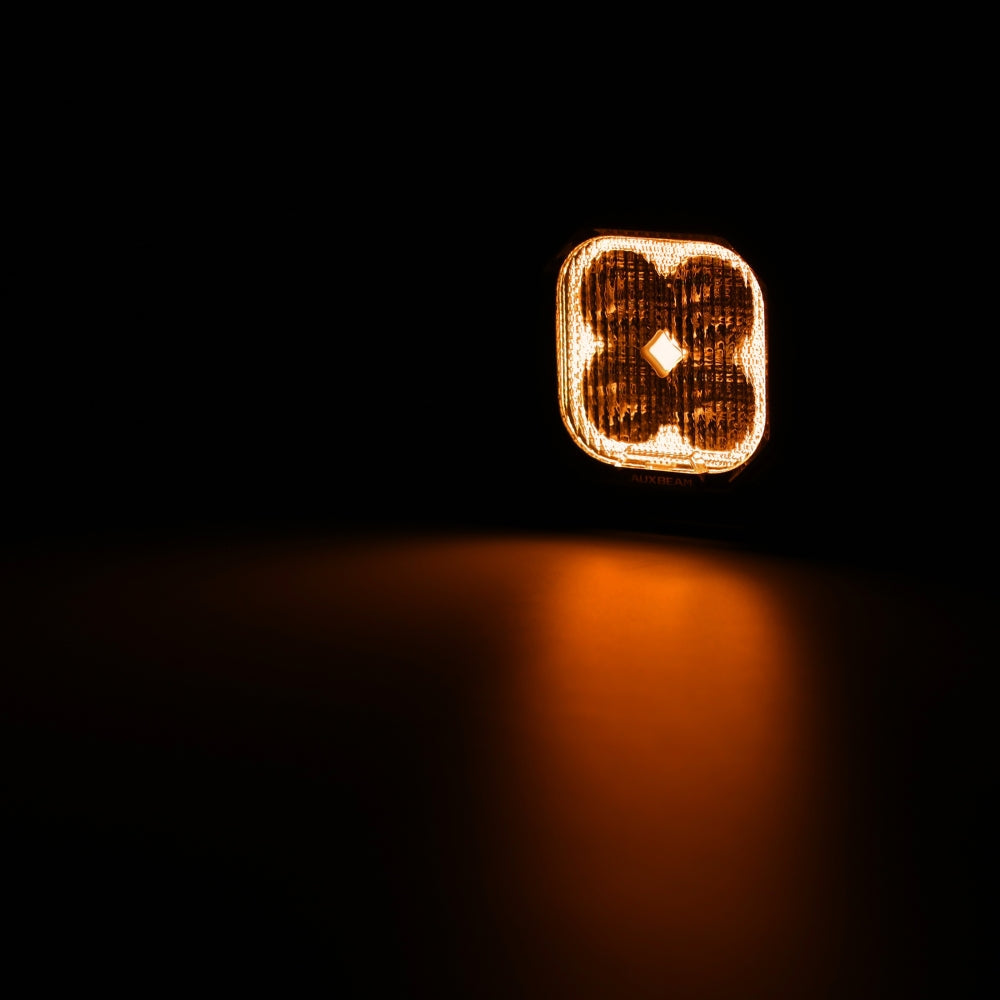 Color Play Series 3 Inch 116W RGB LED Pod Lights Flood Off Road Lights With 8 Backlight Options