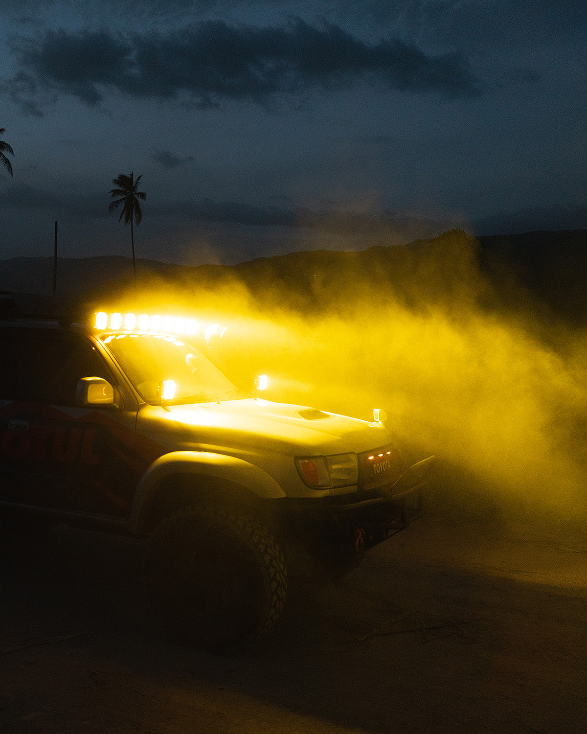 CUBE-Z Series 4 Inch Flood LED Pod Lights Off Road Lights with White DRL & Amber Turn Signal Lights