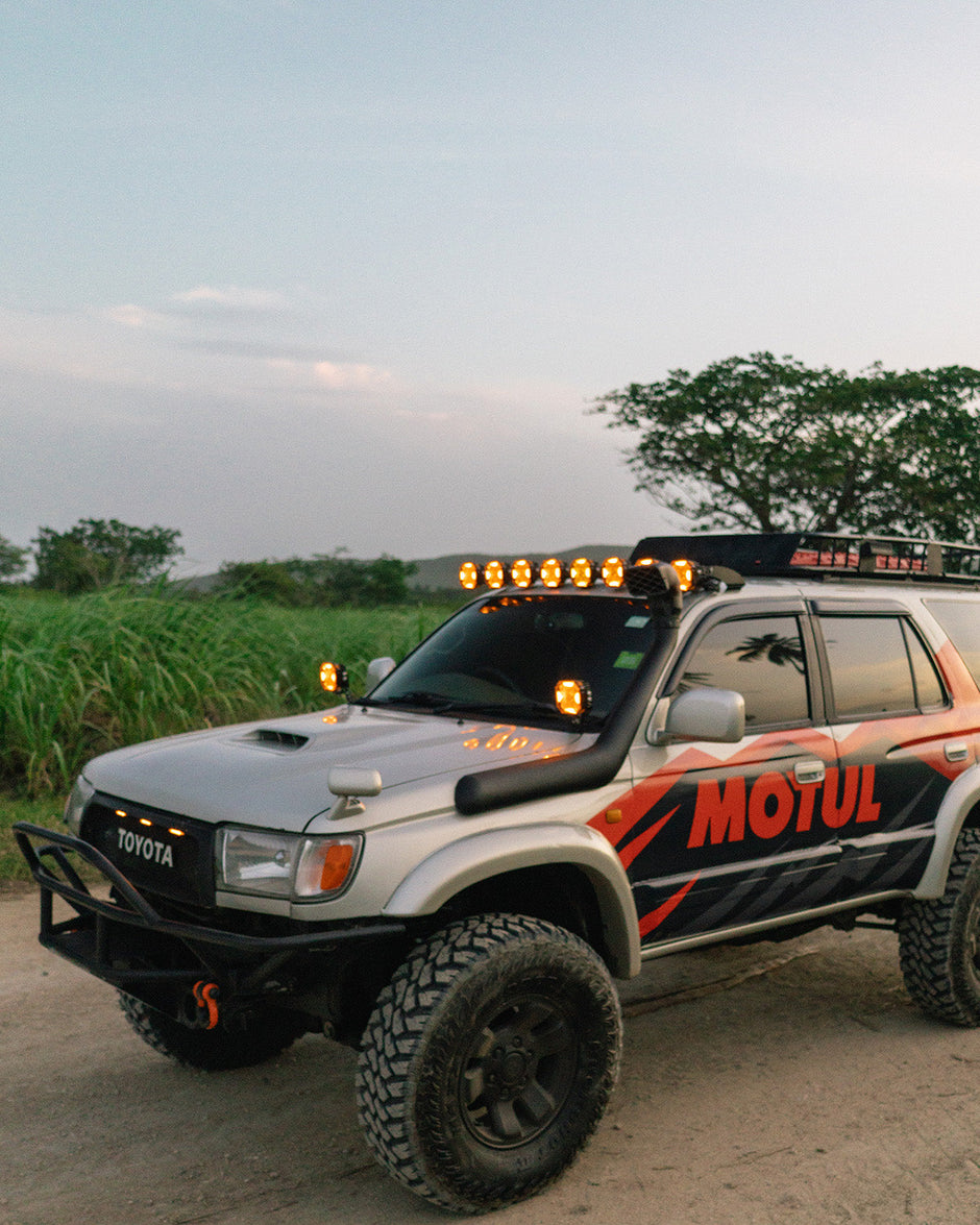 CUBE-Z Series 4 Inch Spot LED Pod Lights Off Road Lights with White DRL & Amber Turn Signal Lights