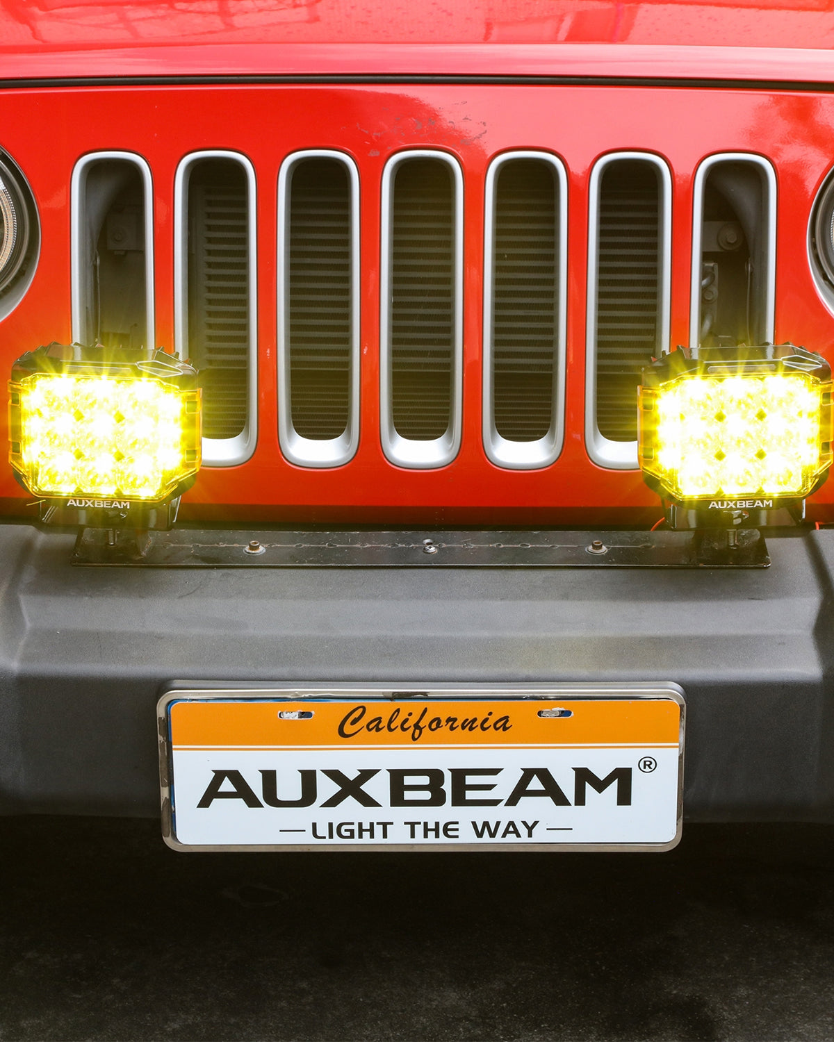 V-MAX Series | 7 Inch 228W 26100LM Combo Beam Side Shooter LED Square Pod Lights with Amber DRL&Backlight