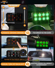 RGB Series 8 Gang (RA80 XL) Switch Panel, Larger Size, Toggle/ Momentary/ Pulsed Mode Supported