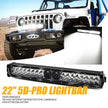 NEW 5D-PRO Series Spot Led Light Bars with DT Wiring Harness Kit For JEEP