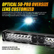 NEW VERSION 22 Inch 5D-PRO Series Combo Dual Row LED Light Bar with DT Wiring Harness Kit for Chevy Colorado