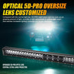 42 Inch 5D-PRO Series LED Light Bar & Car Roof Windshield LED Light Bar Mounting Bracket for 2014-2019 Can-Am Commander 1000 800 Models