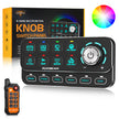 🆕KS-80 Knob RGB Switch Panel MAX 120A ,Light Dimming, Dynamic Chase, Four External Triggers, 4 Modes