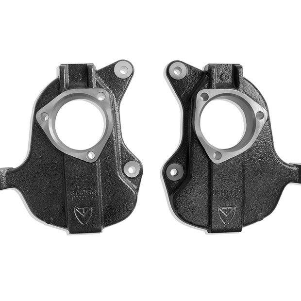 2016-2018 SILVERADO/SIERRA 1500 4WD | 2015-2020 GM SUV 2WD/4WD 2" LOWERING SPINDLES (STAMPED/ALUM ARMS)