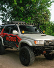 CUBE-Z Series 4 Inch Flood LED Pod Lights Off Road Lights with White DRL & Amber Turn Signal Lights