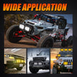 7x5 Inch Rectangle LED Pods White Spot Driving Lights with DRL FOR ATV UTV SIDE BY SIDE 4X4
