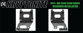 Kryptonite Death Grip Front Shock Reservoir Mount Kit for 2011-2026 Chevy/GMC 2500HD/3500