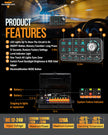🆕KS-80 Knob RGB Switch Panel MAX 120A ,Light Dimming, Dynamic Chase, Four External Triggers, 4 Modes
