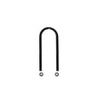 U-Bolt Round 0.5 Inch Diameter 2.75 Inch ID Width 8.5 Inch ID Length Incl. Nuts Skyjacker