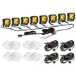 XP-ULTRA Series 3 Inch 80W Spot Beam LED Pods Amber&White Offroad Lights