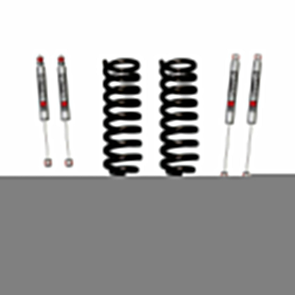 Ranger/Bronco II Suspension Lift Kit 83-89 Ranger 84-89 Bronco II w/Shock M95 Performance Shocks 1.5-2 Inch Lift Incl. Front Coil Springs Rear Add-A-Leafs Skyjacker