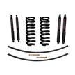 Ranger Suspension Lift Kit 89-97 Ranger w/Shock Black MAX Shocks 1.5-2 Inch Lift Incl. Front Coil Springs Rear Add-A-Leafs Skyjacker