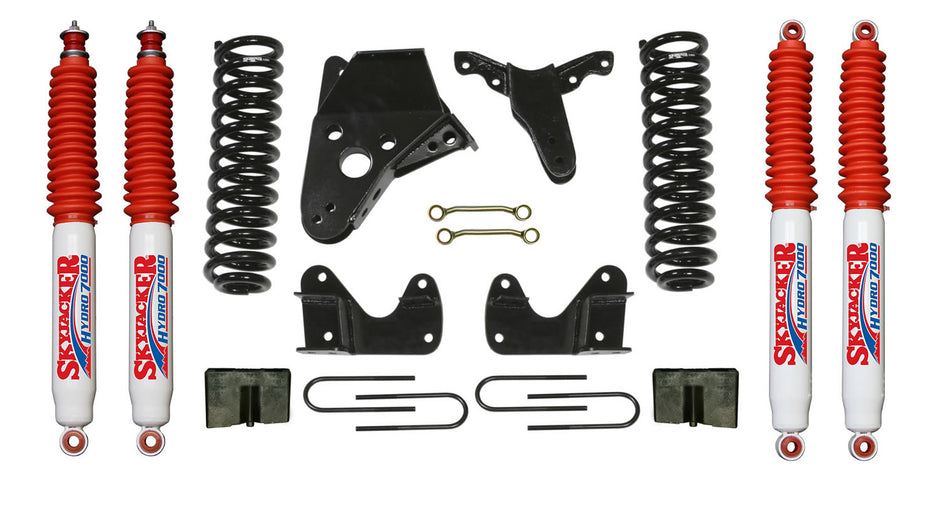 Bronco II Suspension Lift Kit  84-90 Bronco II w/Shock 6 Inch Lift Incl. Front Springs Sway Bar End Link Kit Rear Block Rear U Bolt Kit Skyjacker