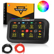 RGB Series 6/8/12 Gang LED Switch Panel,Off Road Light Controller