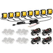 XP-ULTRA Series 3 Inch 80W Flood Beam LED Pods Amber&White Offroad Lights